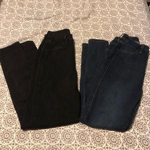 Fashion Nova classic high waist skinny jeans bundle, size 5 short length